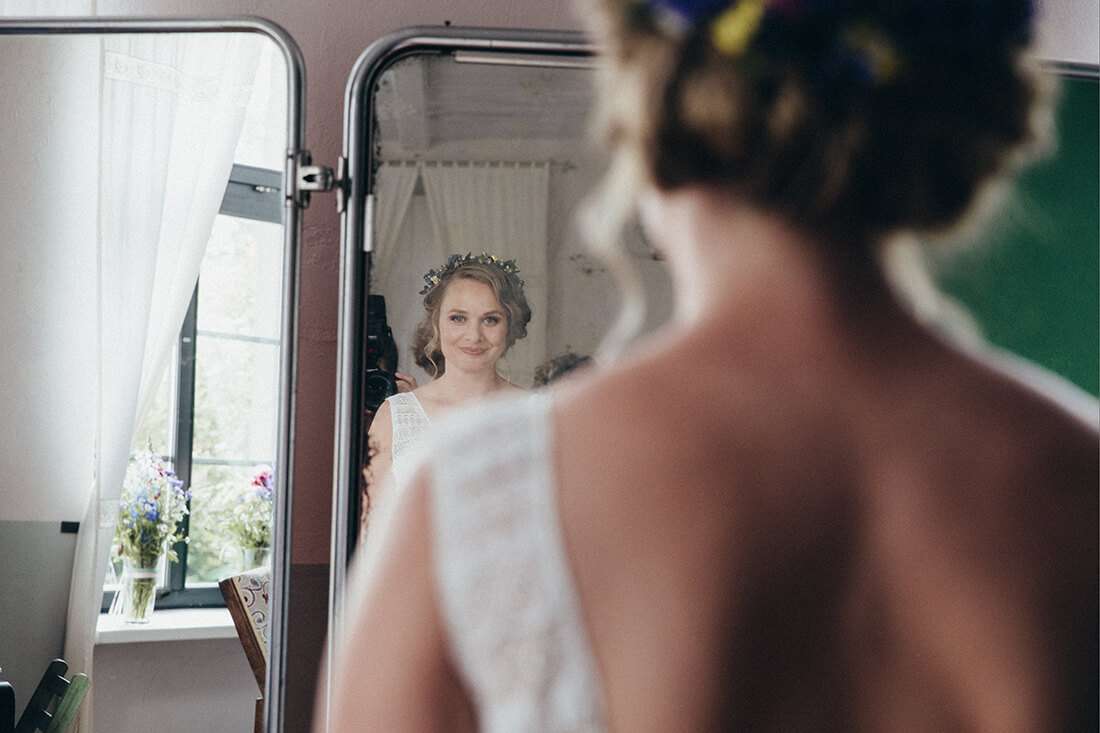 Brautportrait Hochzeitsreportage © Hochzeitsfotografin Miriam Ellerbrake 2018